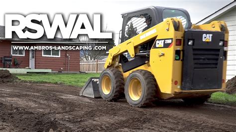 can a walk behind skid steer level your backyard|How To Grade With A Skid Steer .